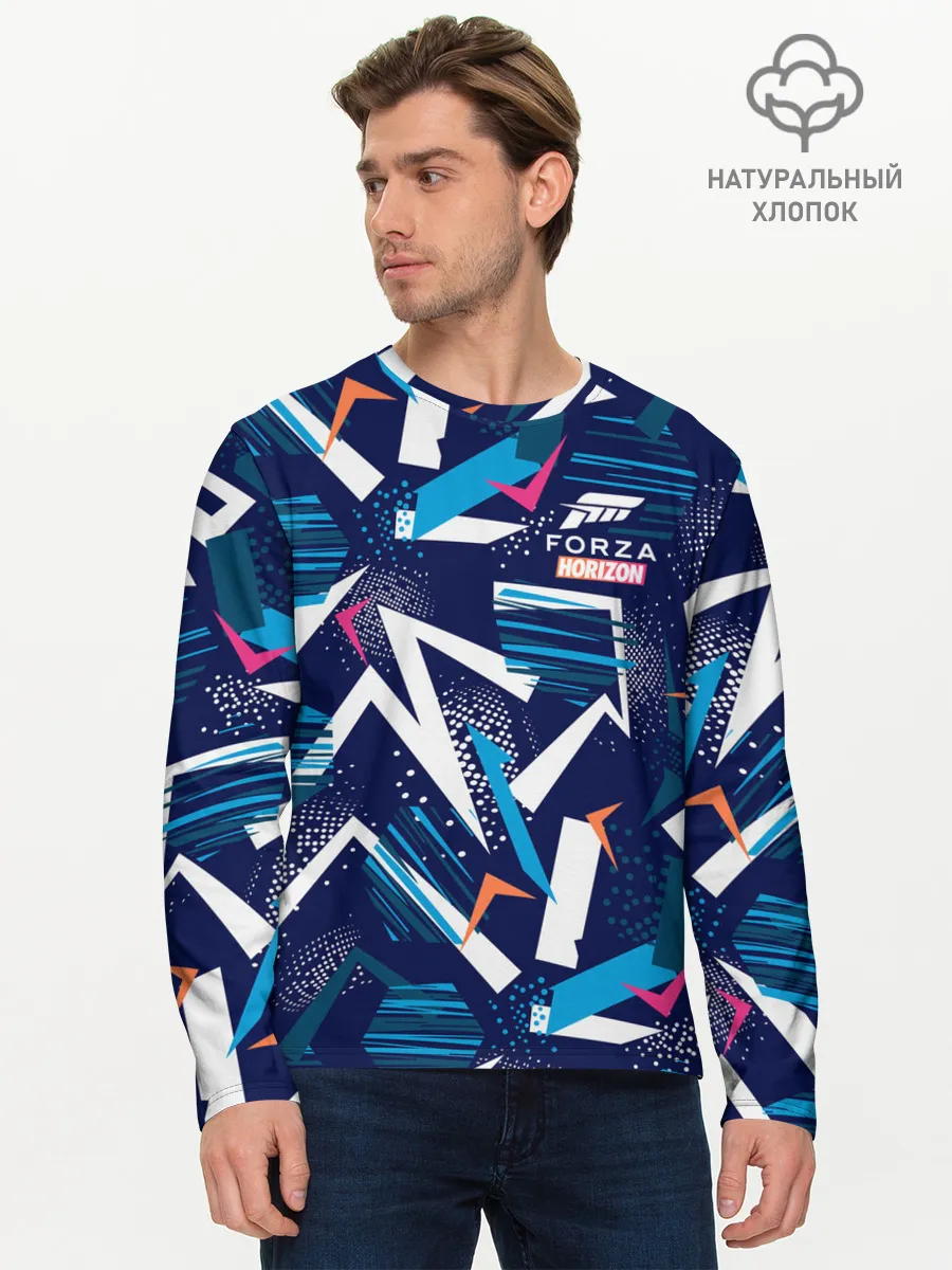 Мужской лонгслив базовый / Forza Horizon / Форза