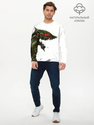 Мужской лонгслив базовый / БЕРСЕРК красками
