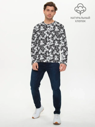 Мужской лонгслив базовый / Шахматист