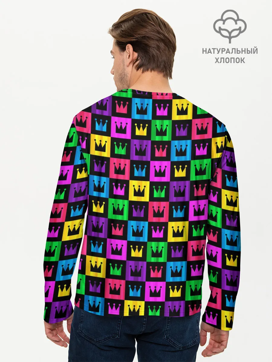 Мужской лонгслив базовый / Король
