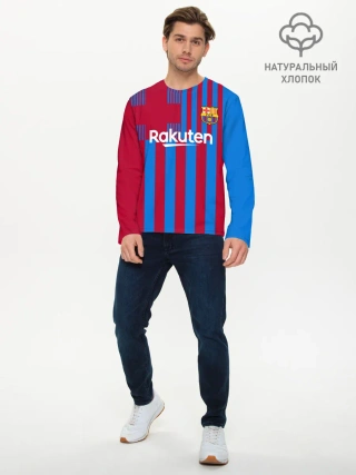 Мужской лонгслив базовый / Форма Коутиньо Барселона 21/22