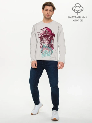 Мужской лонгслив базовый / Psycho Inferno