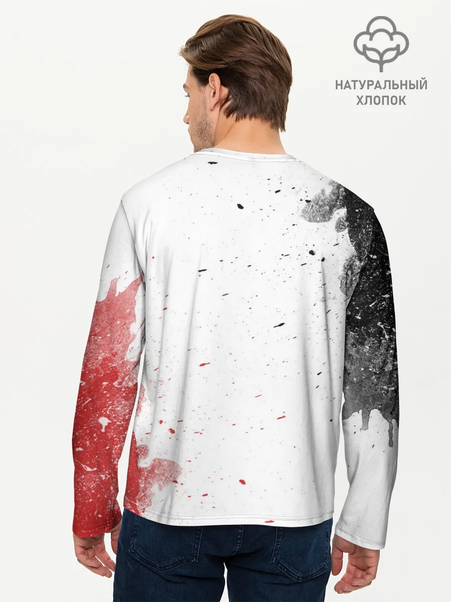 Мужской лонгслив базовый / Ryu vs Akuma