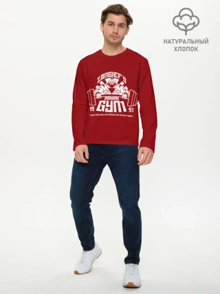 Мужской лонгслив базовый / Качалка Зангиева