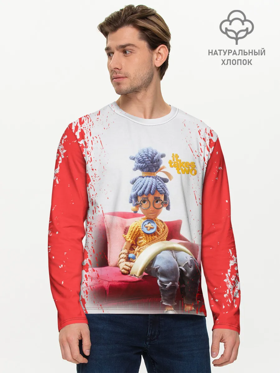 Мужской лонгслив базовый / It takes two | Hazelight Studios