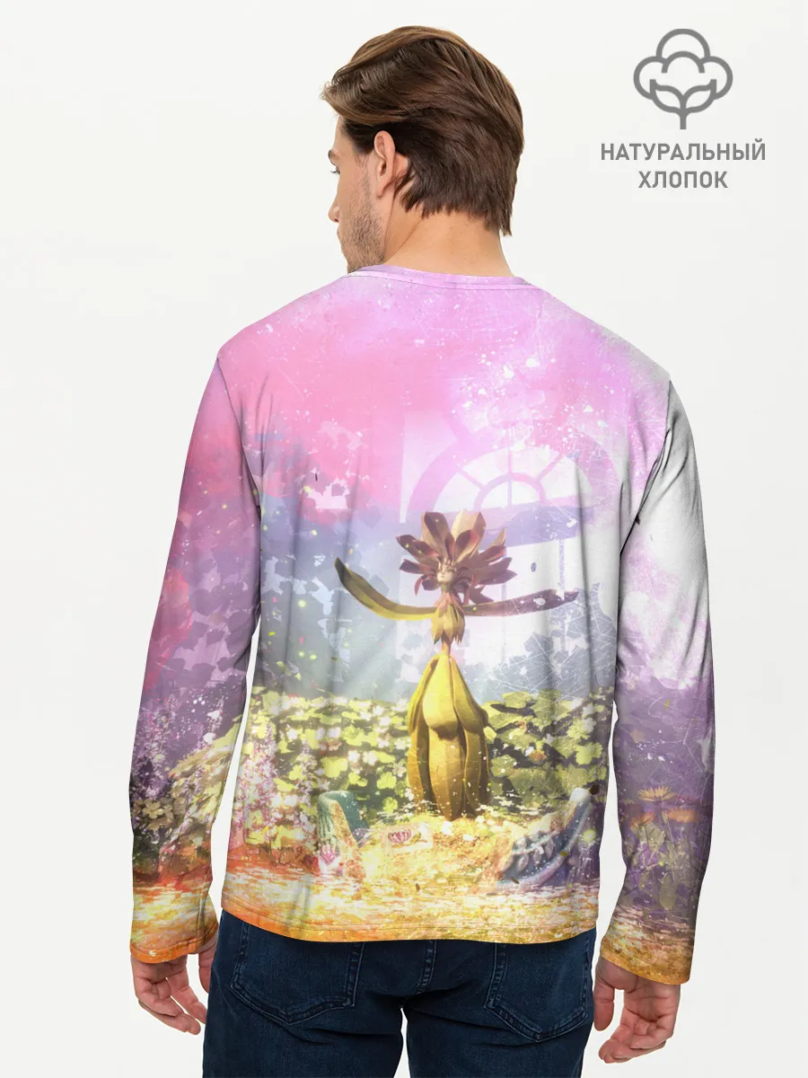 Мужской лонгслив базовый / It takes two | Радость