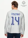 Мужской лонгслив базовый / Каземиро Реал форма 2021/2022