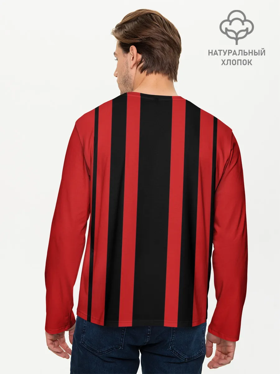 Мужской лонгслив базовый / Милан домашняя форма 2021/2022