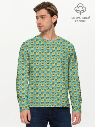 Мужской лонгслив базовый / SpongeBob