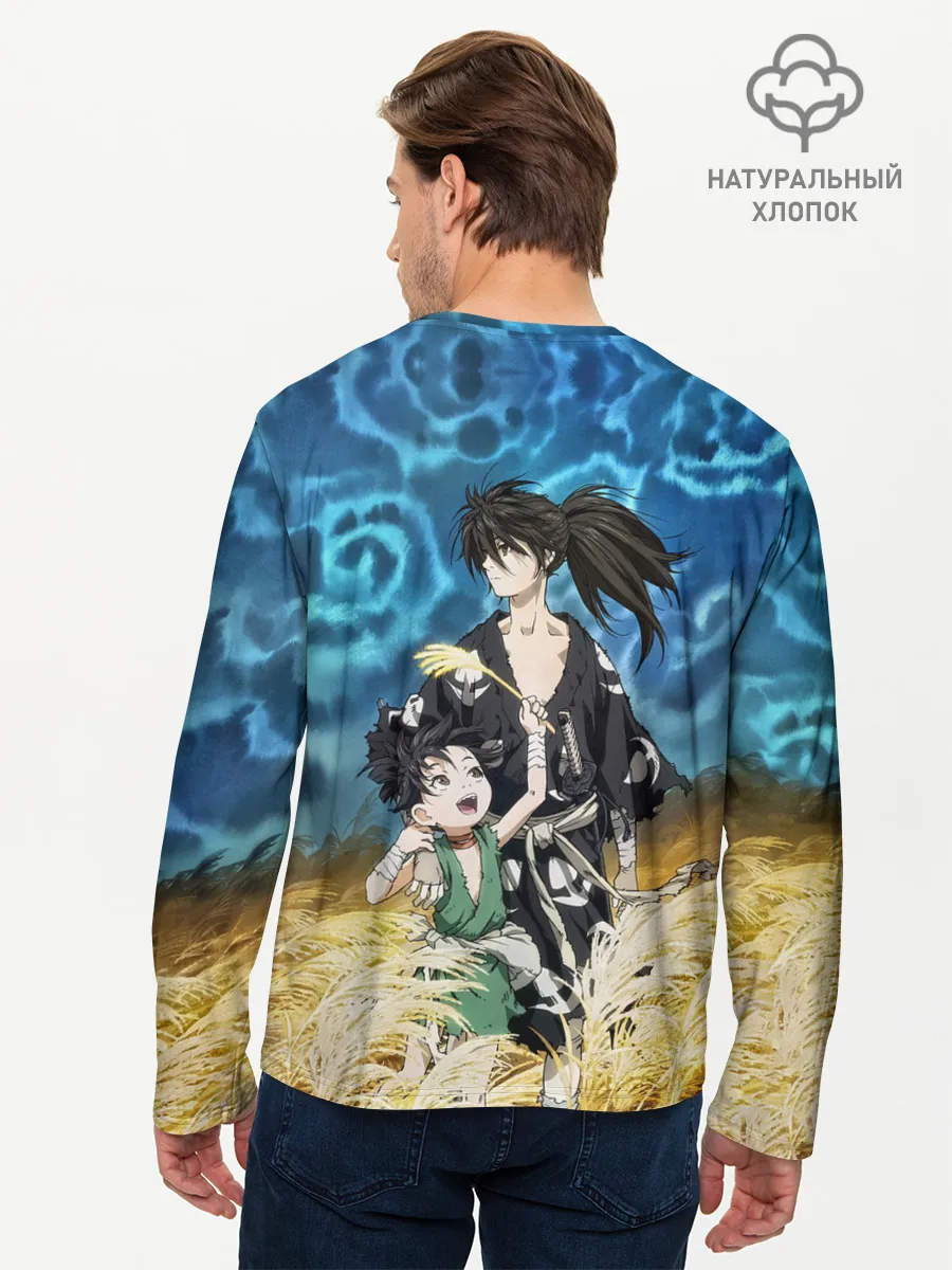 Мужской лонгслив базовый / Хяккимару с Дороро | DORORO