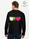 Мужской лонгслив базовый / I LOVE APPLE