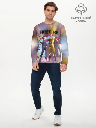 Мужской лонгслив базовый / FREEFIRE | САЙТАМА