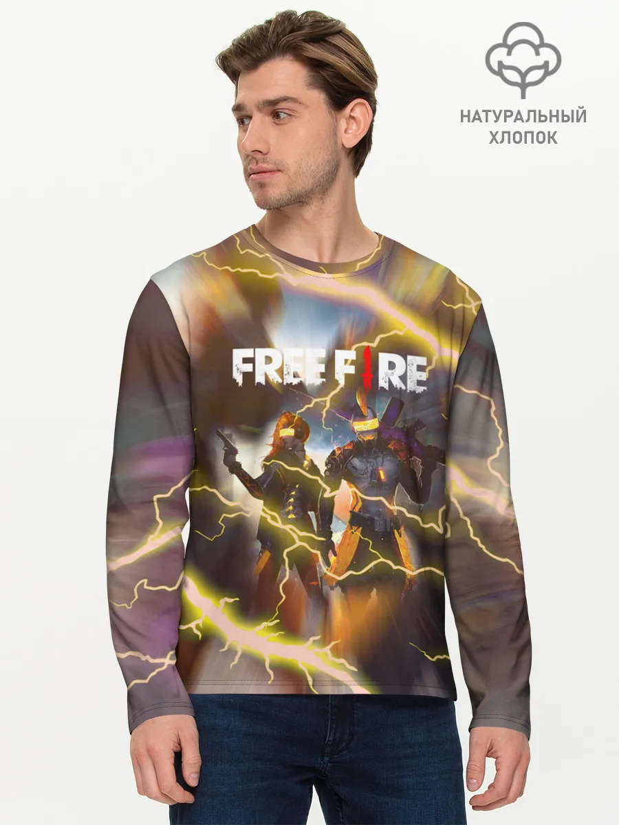 Мужской лонгслив базовый / FREEFIRE | ФРИФАЕР