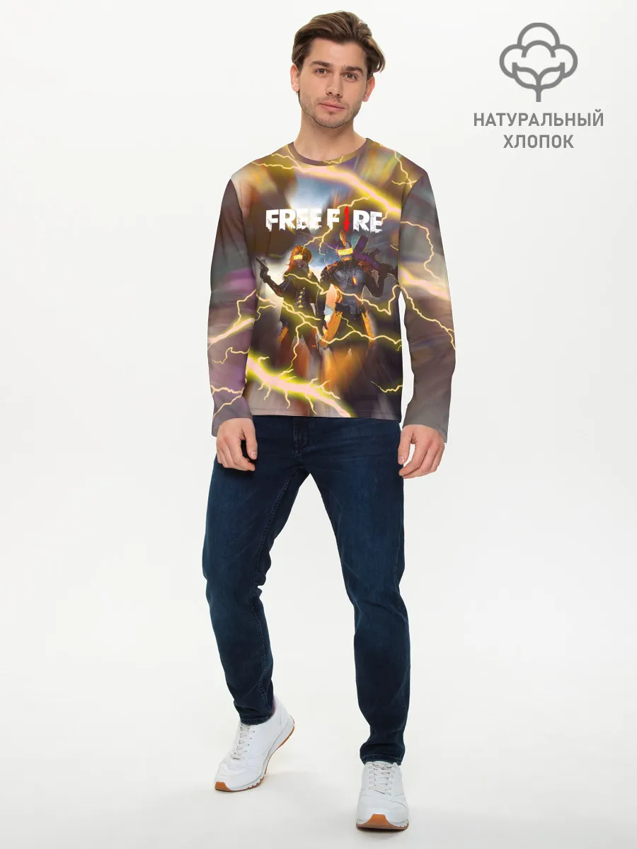 Мужской лонгслив базовый / FREEFIRE | ФРИФАЕР