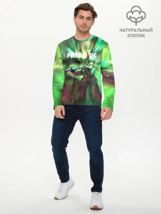 Мужской лонгслив базовый / FREEFIRE | Battlegrounds