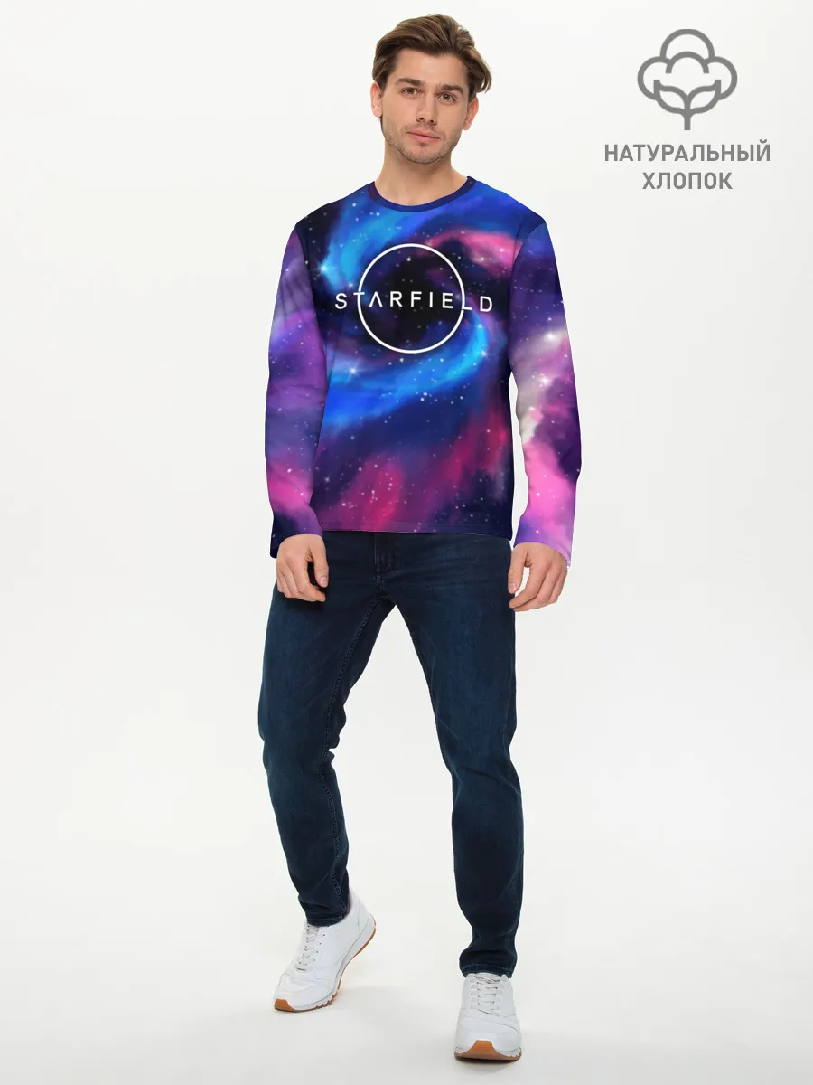Мужской лонгслив базовый / Starfield / Старфилд