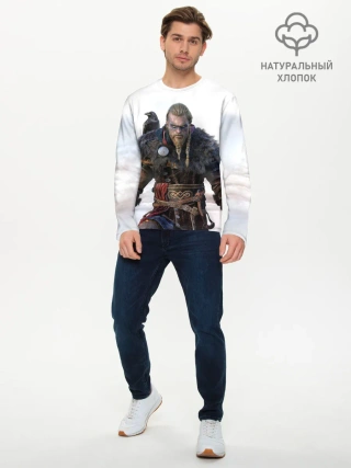 Мужской лонгслив базовый / Викинг из Вальгаллы