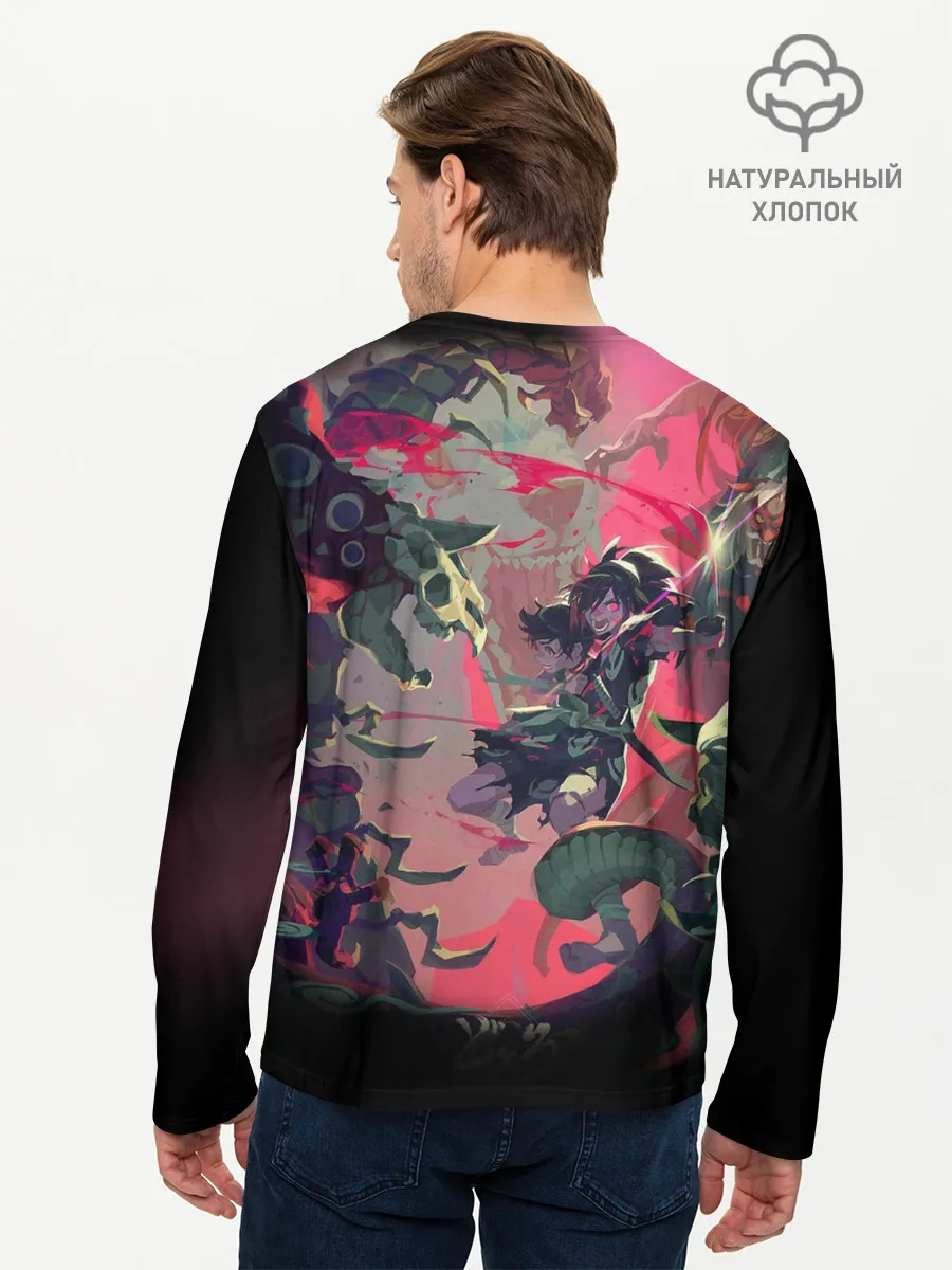 Мужской лонгслив базовый / СРАЖЕНИЕ С ДЕМОНАМИ | ДОРОРО