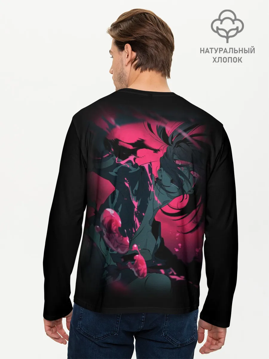 Мужской лонгслив базовый / ХЯККИМАРУ В ЯРОСТИ | ДОРОРО