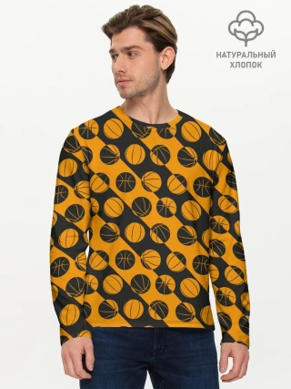 Мужской лонгслив базовый / Баскетбол