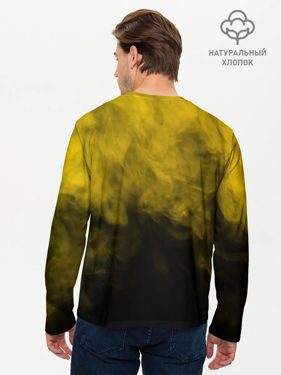 Мужской лонгслив базовый / FREEFIRE | YELLOW SMOKE