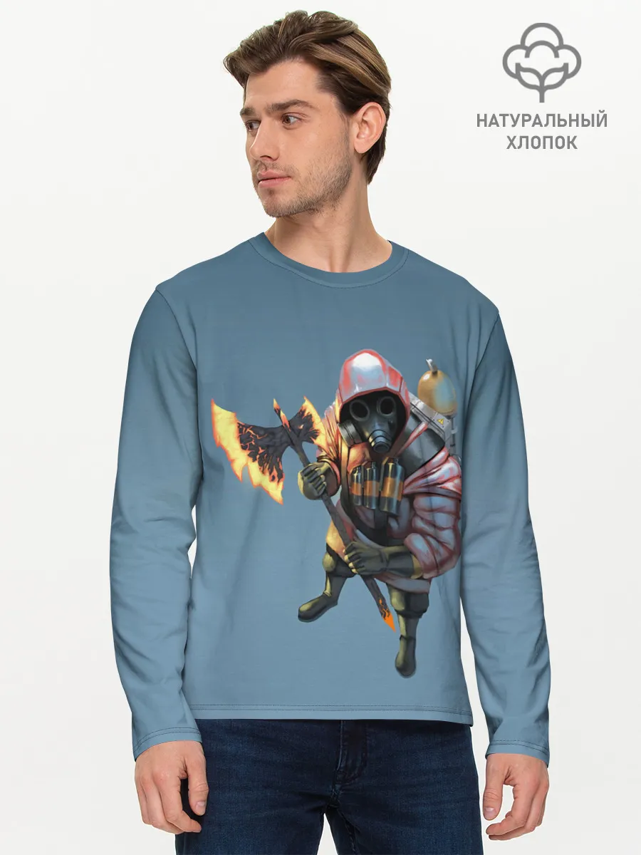 Мужской лонгслив базовый / Pyro