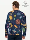 Мужской лонгслив базовый / Космический мир