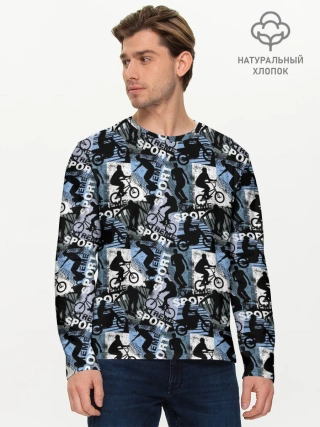 Мужской лонгслив базовый / SPORT