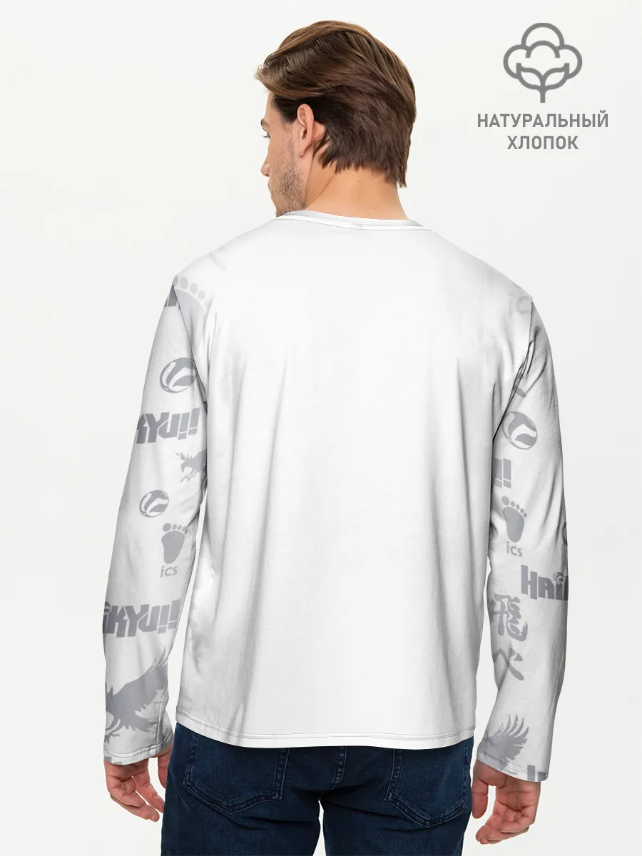 Мужской лонгслив базовый / TO THE TOP! Hinata Shoyo