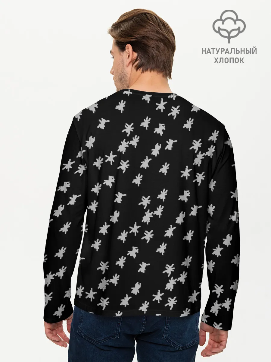 Мужской лонгслив базовый / Муравьи