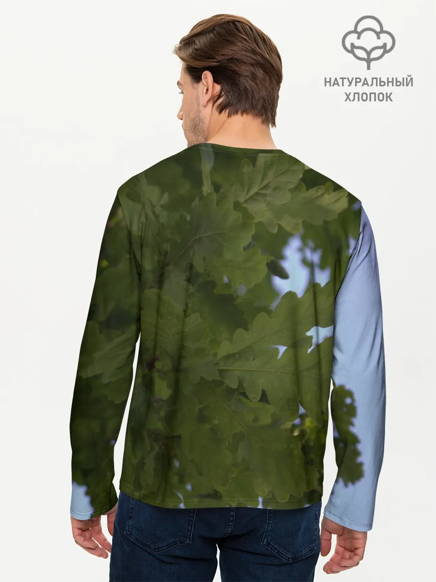 Мужской лонгслив базовый / Летние дубы