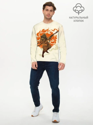 Мужской лонгслив базовый / Pyro style