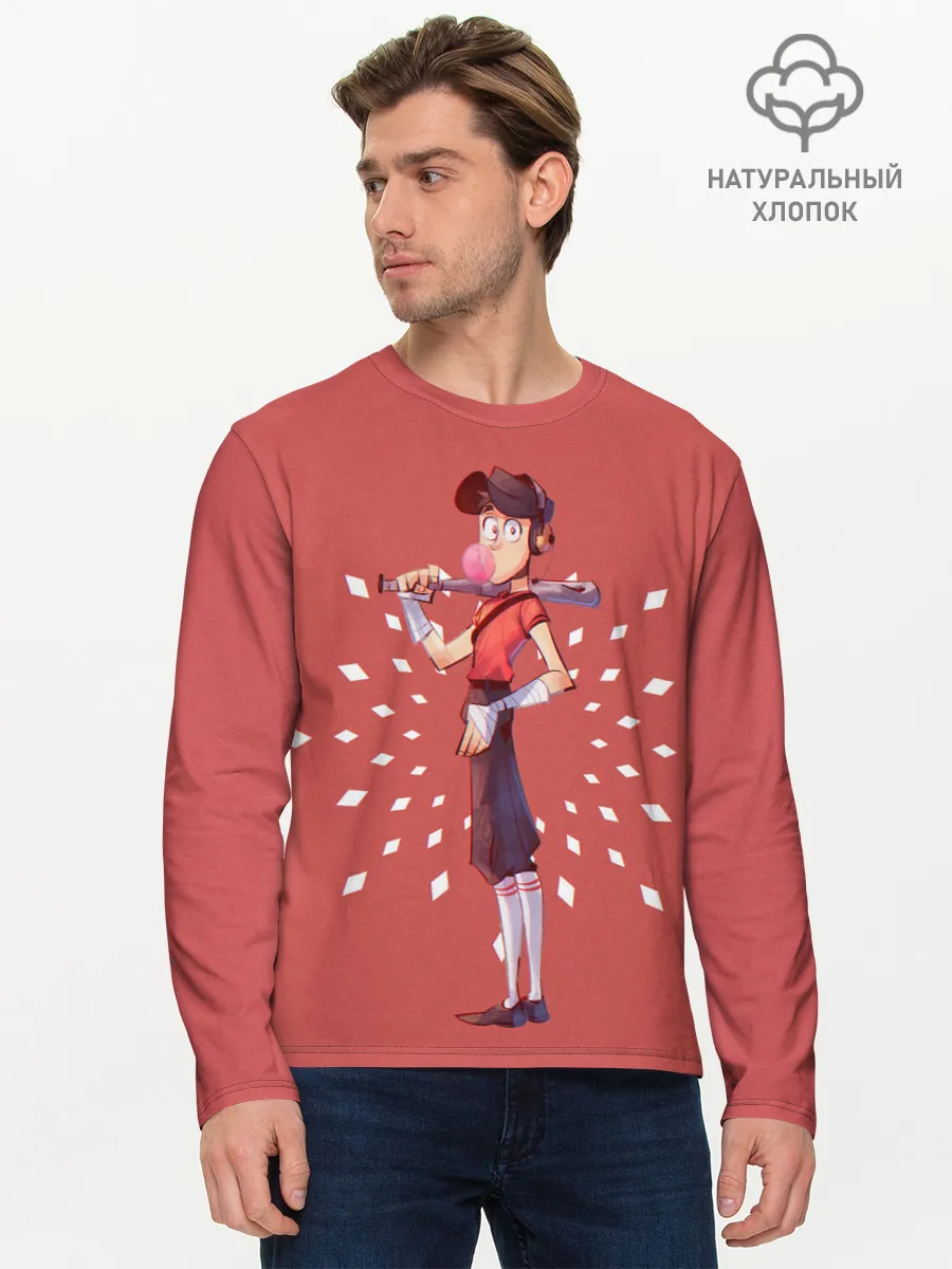 Мужской лонгслив базовый / Scout