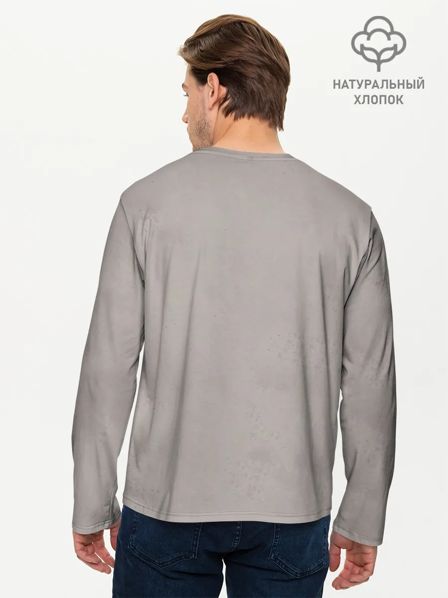 Мужской лонгслив базовый / Элли с гитарой