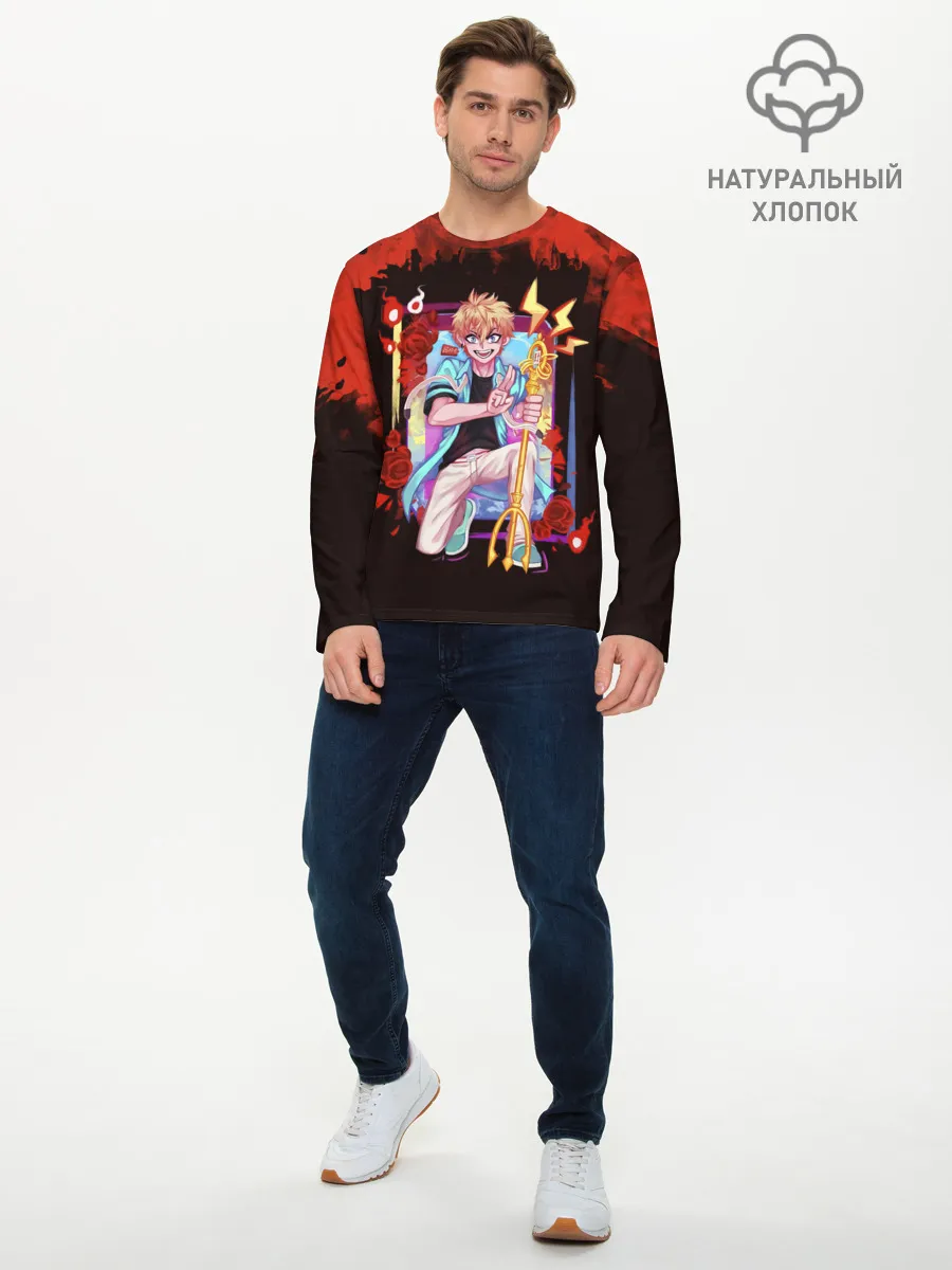 Мужской лонгслив базовый / Ко Минамото | Туалетный мальчик Ханако-кун