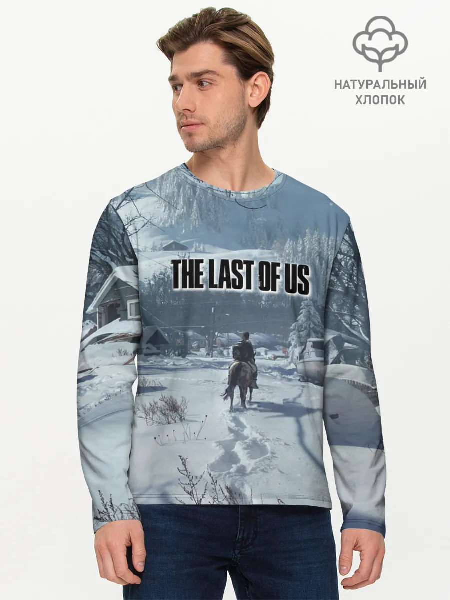 Мужской лонгслив базовый / Элли в деревне