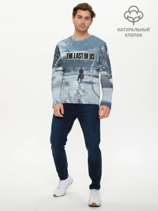 Мужской лонгслив базовый / Элли в деревне