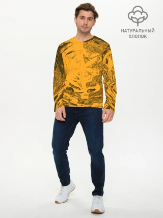 Мужской лонгслив базовый / Сплющенная сфера