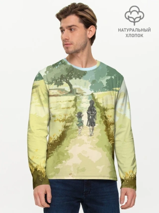 Мужской лонгслив базовый / ХЯККИМАРУ И ДОРОРО