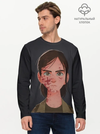 Мужской лонгслив базовый / Элли в крови