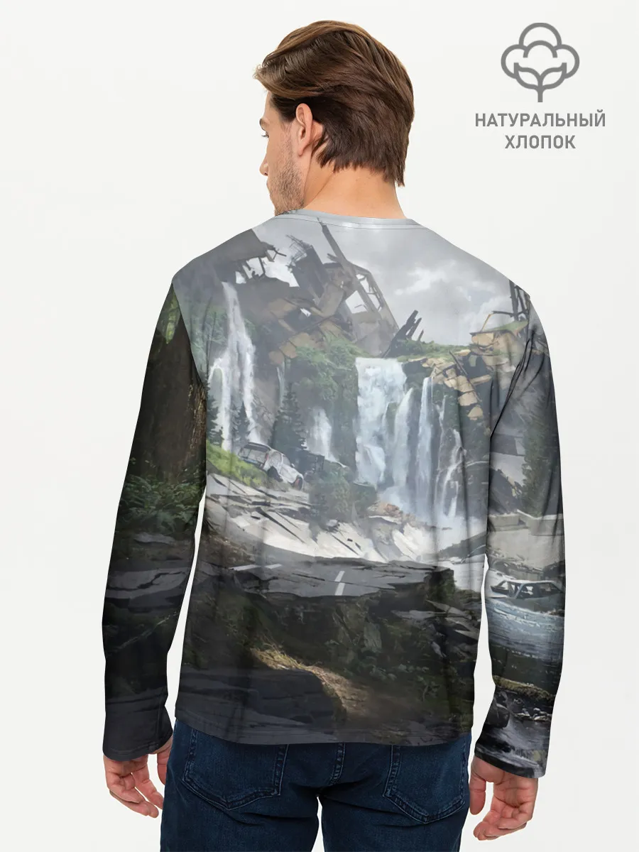 Мужской лонгслив базовый / Элли и Дина