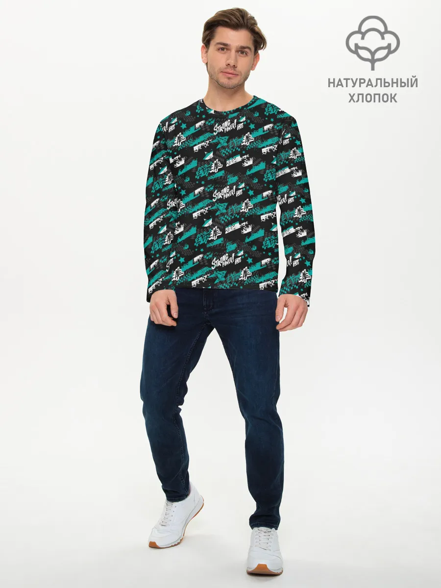 Мужской лонгслив базовый / Strong Power