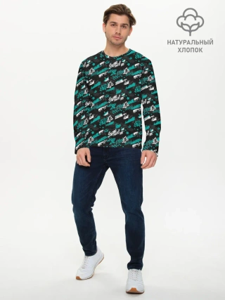 Мужской лонгслив базовый / Strong Power