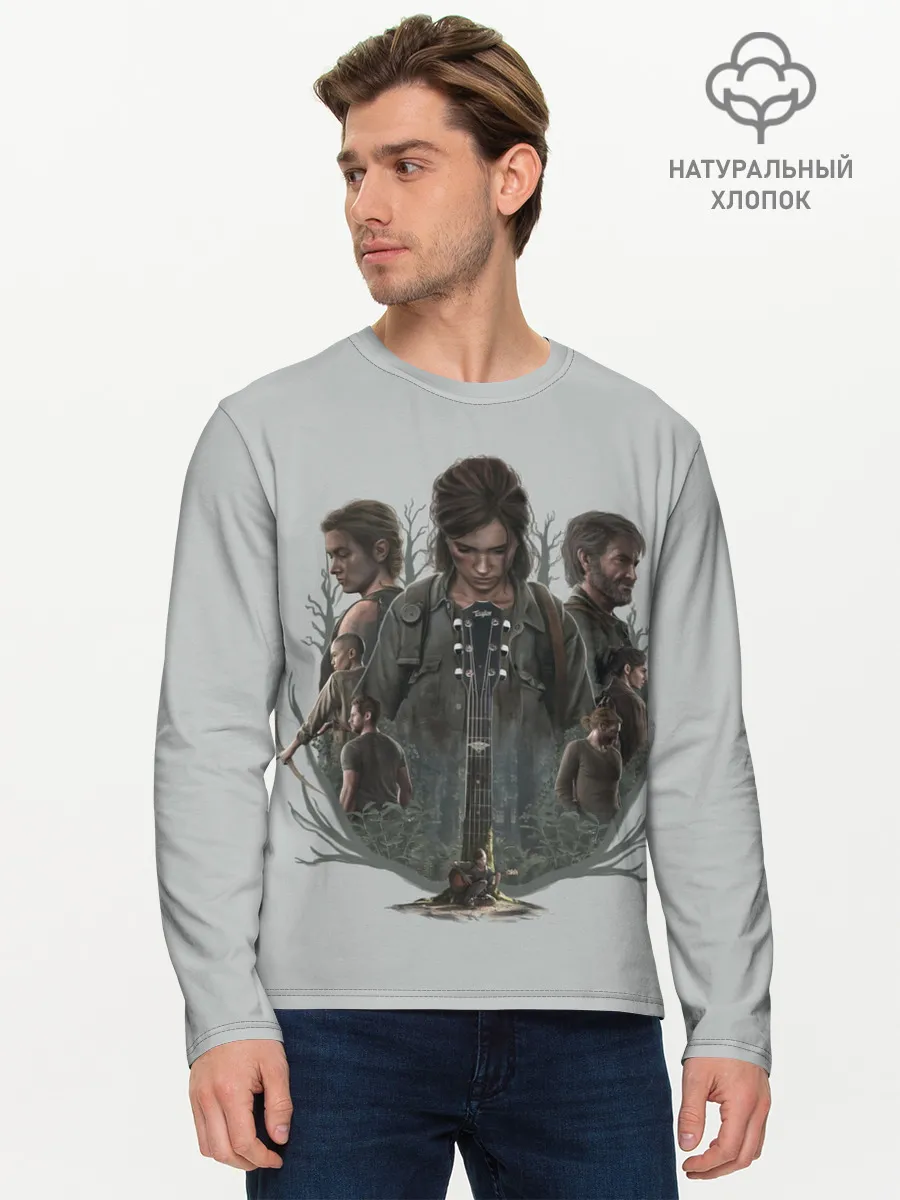 Мужской лонгслив базовый / Hard story