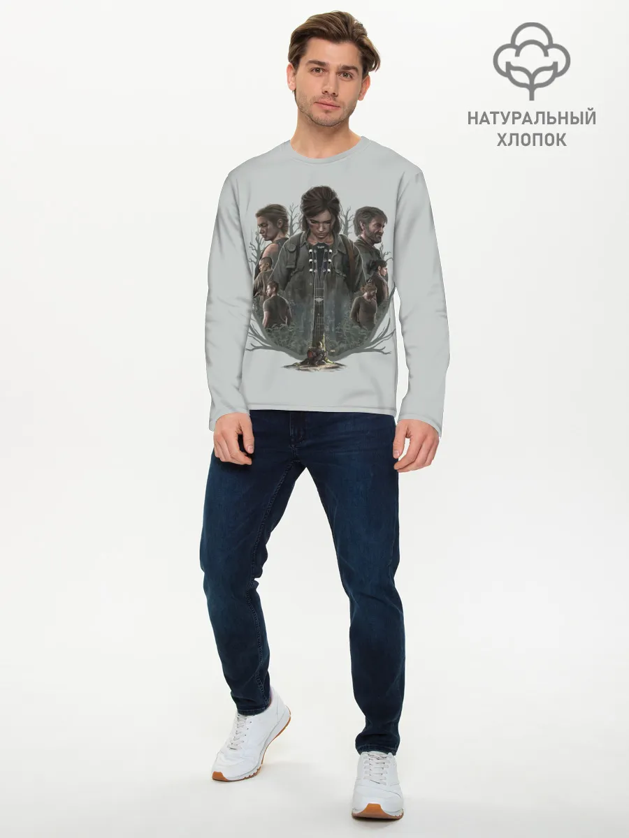 Мужской лонгслив базовый / Hard story