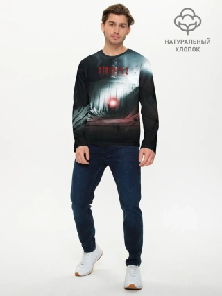 Мужской лонгслив базовый / Сердце Чернобыля