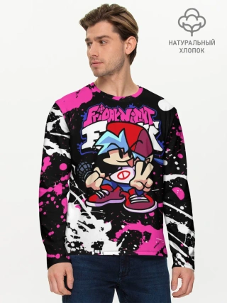 Мужской лонгслив базовый / Boyfriend