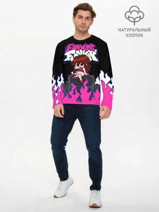 Мужской лонгслив базовый / Girlfriend