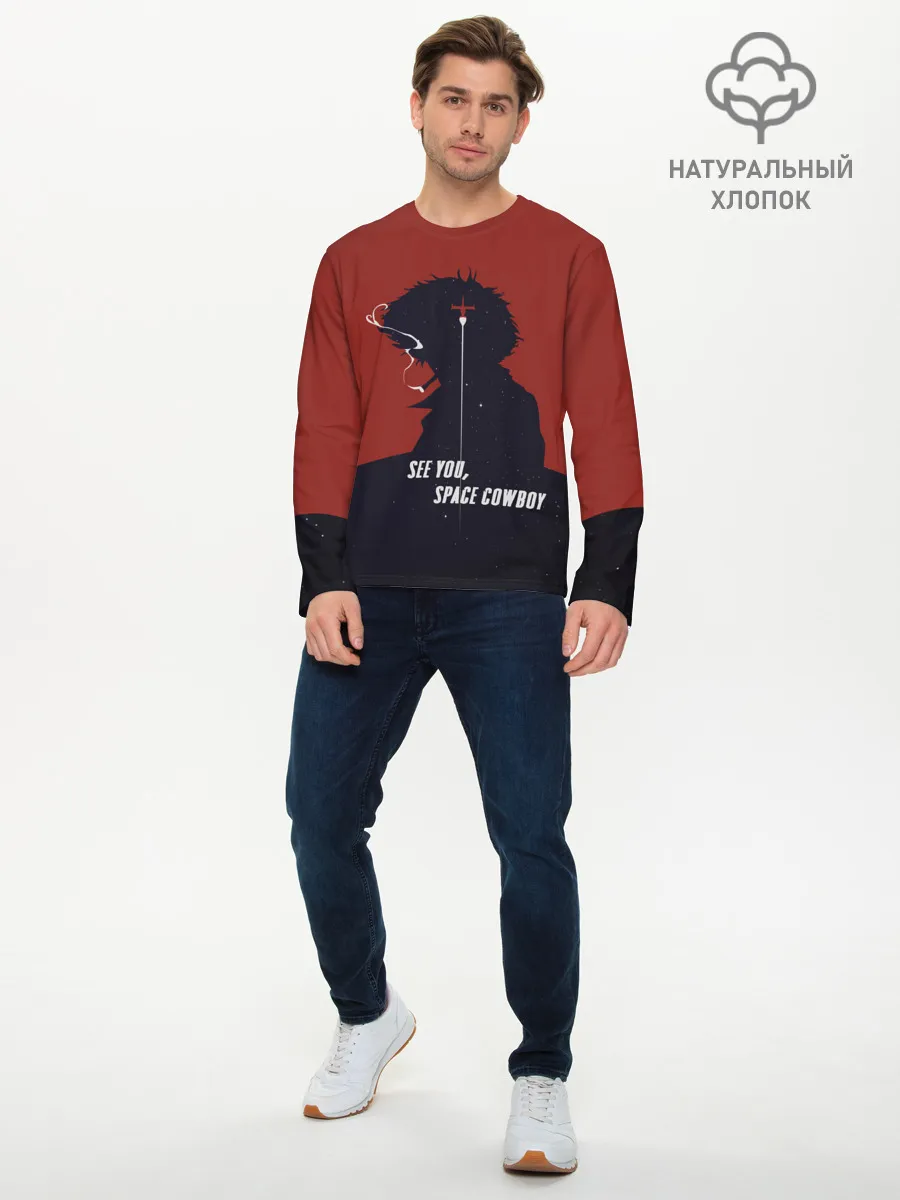 Мужской лонгслив базовый / Cowboy Bebop - Spike