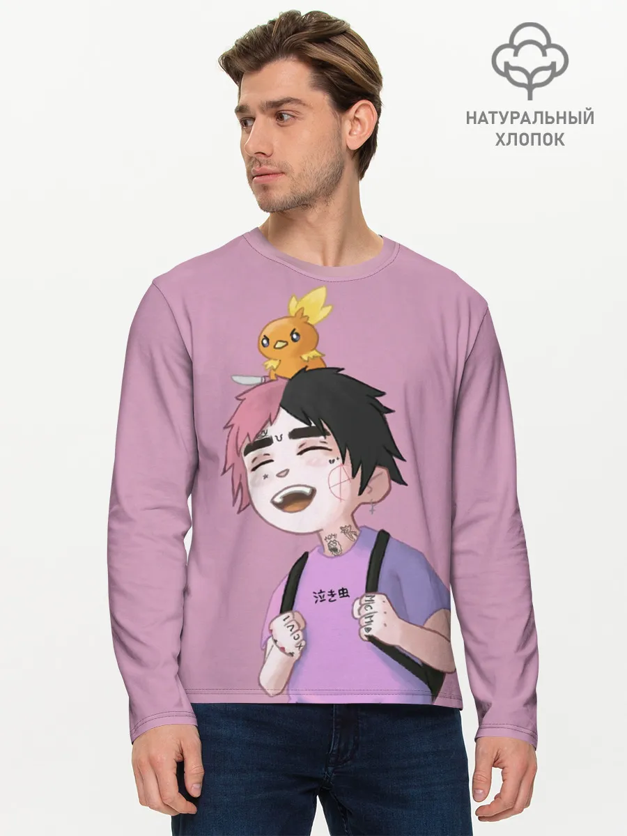 Мужской лонгслив базовый / Young Lil Peep